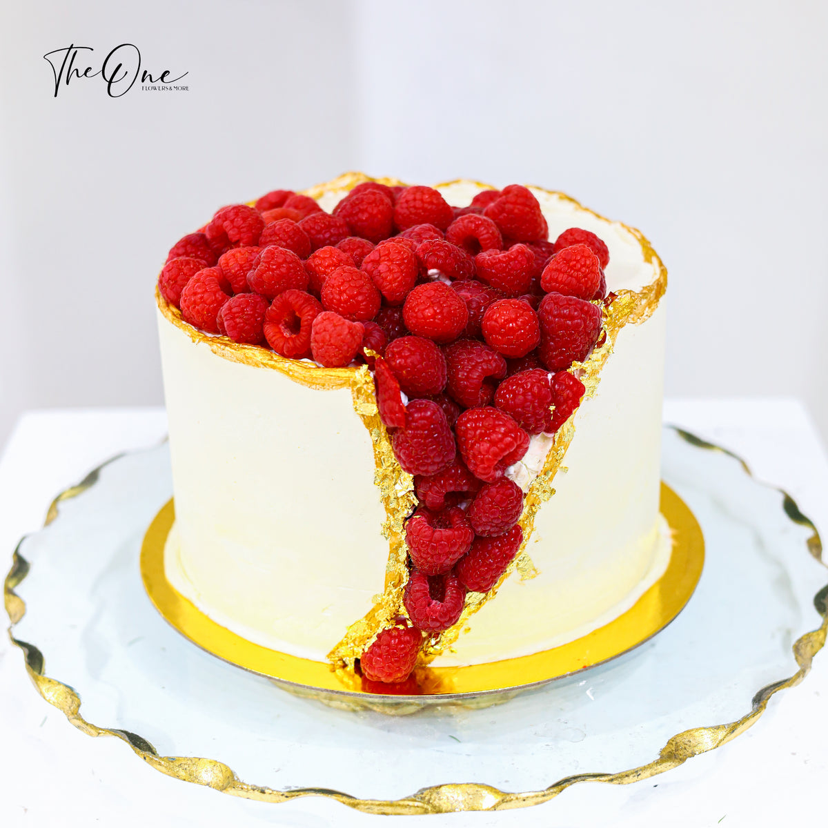 Chai White Chocolate Raspberry Cake