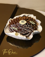 Luxury Eid Al Adha chocolate stand with premium assorted chocolates by The One Flowers