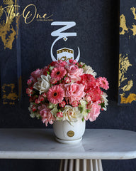 Luxury Hajj flower bouquet by The One Flowers featuring premium fresh flowers and elegant floral design