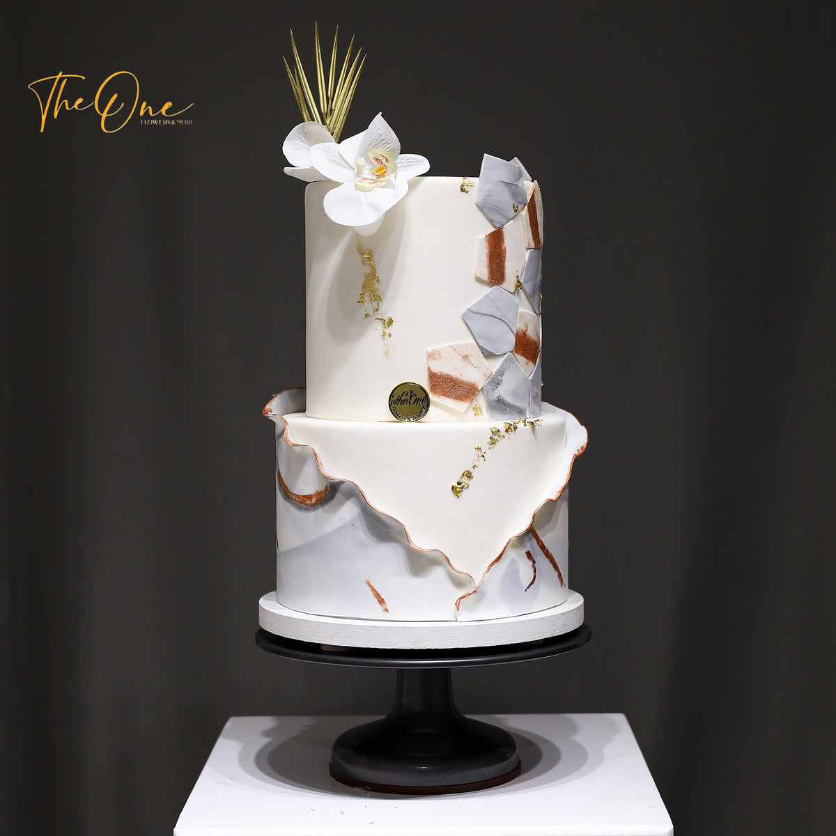 Buttercream Marble Wedding Cake