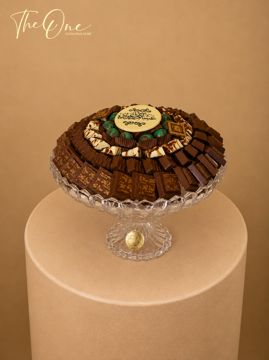 Luxury Eid chocolate tray THE ONE FLOWERS UAE