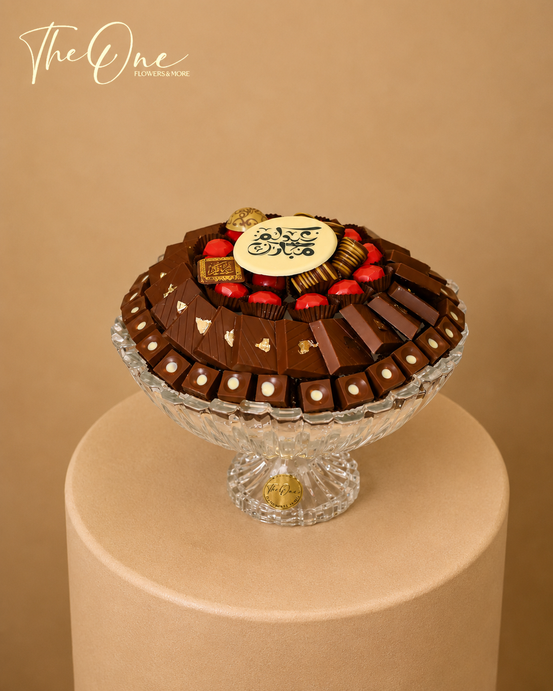 Luxury Eid chocolate tray THE ONE FLOWERS UAE