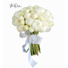 White lotus bouquet